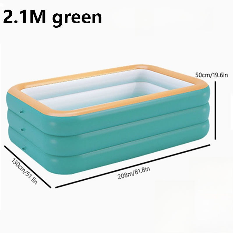 Rectangular Inflatable Family Pool product photo 14