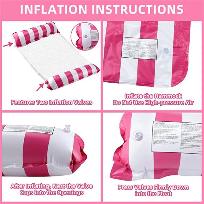 Inflatable Water Hammock Pool Float product photo 5