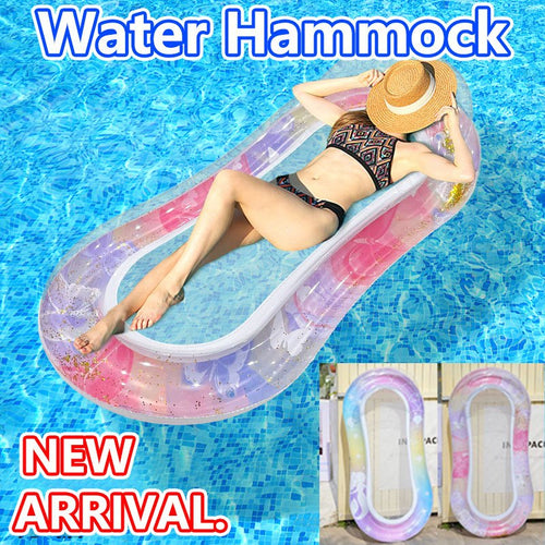 Colorful Inflatable Water Hammock Lounger product photo 1