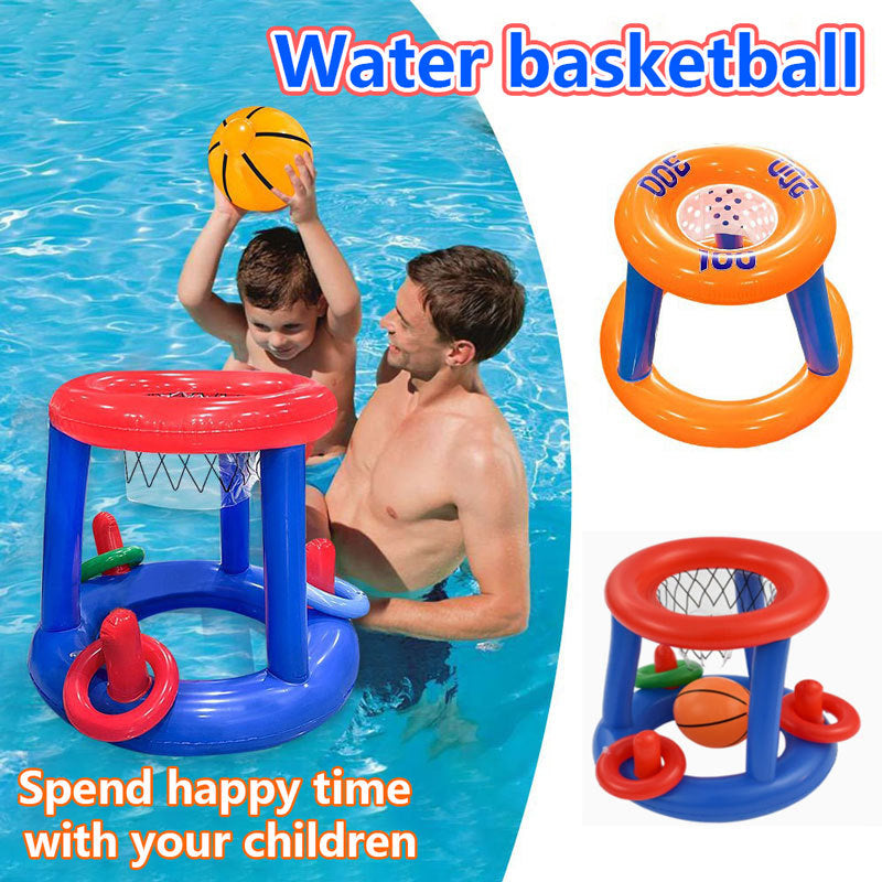 Inflatable Pool Basketball Hoop Game