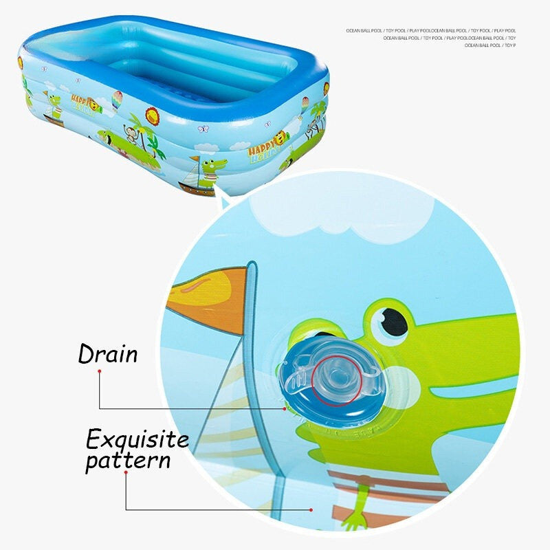 Kids Inflatable Backyard Swimming Pool product photo 3
