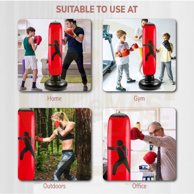 Inflatable Tumbler Boxing Bag with Pump product photo 7