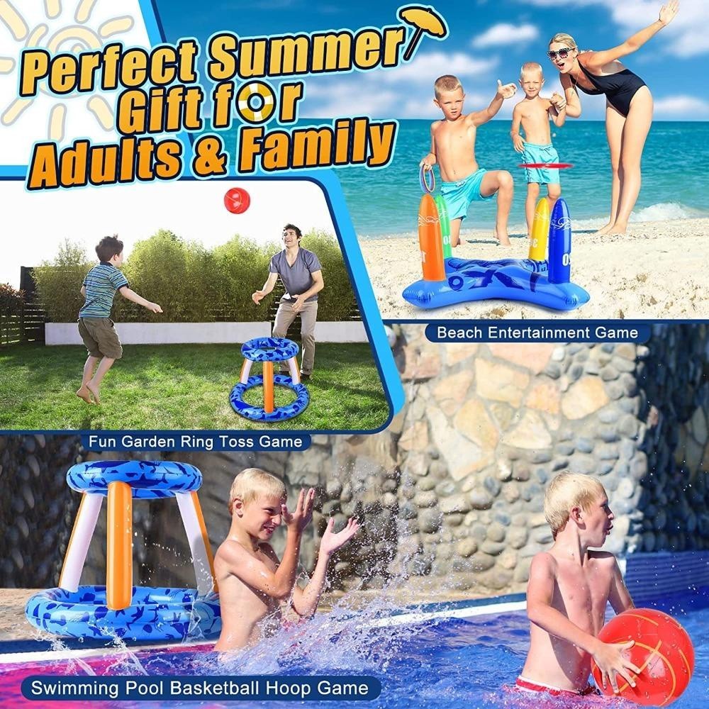 Inflatable Pool Basketball Hoop Game product photo 7