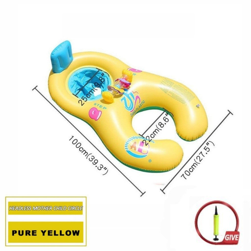 Kids Parent-Child Inflatable Swim Ring product photo 12